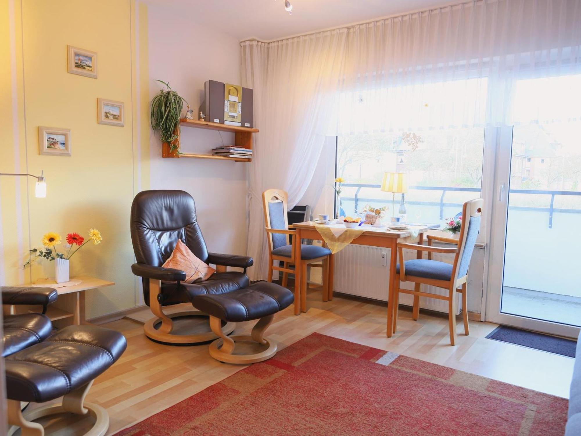2-Zimmer-Appartement Westerland Eksteriør bilde